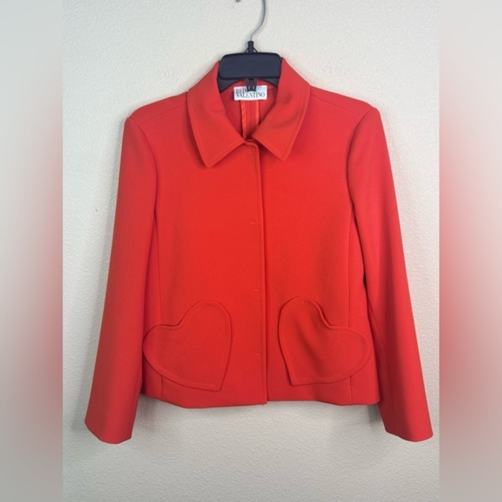 RED Valentino Heart-appliquéd Jacket size 40